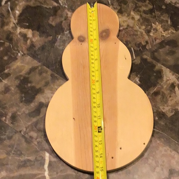 Reclaim Wood Snowman Blank - Picture 4 of 4